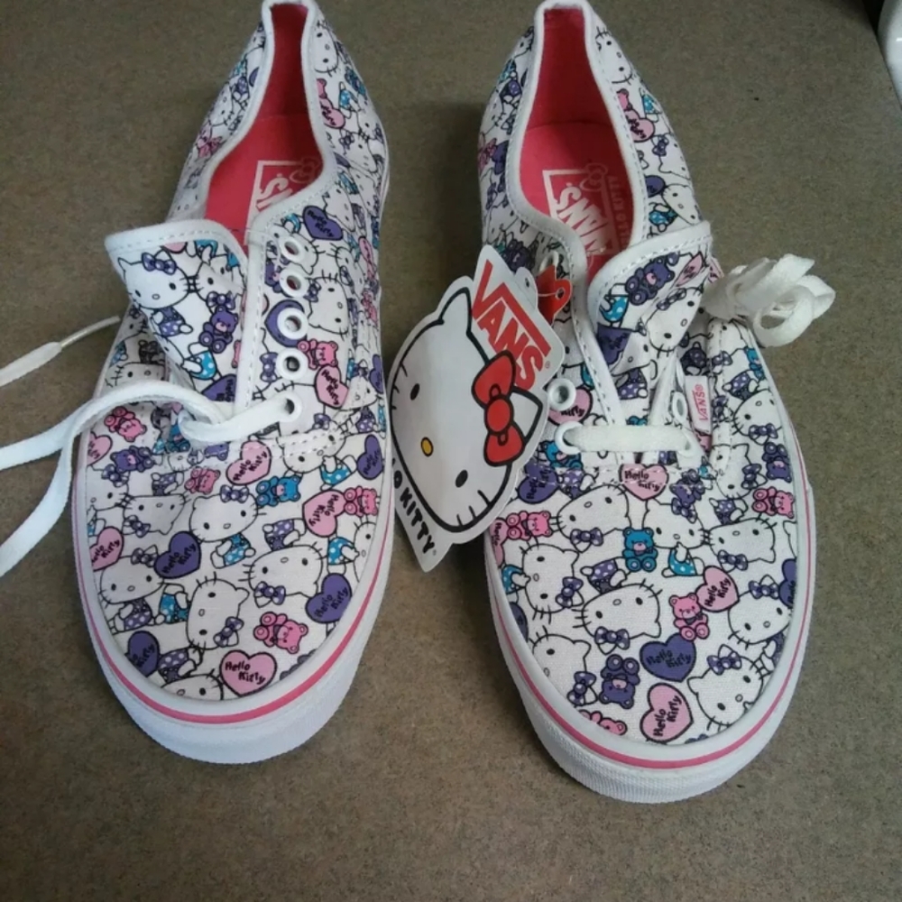 Vans hello kitty unisex athletic shoes